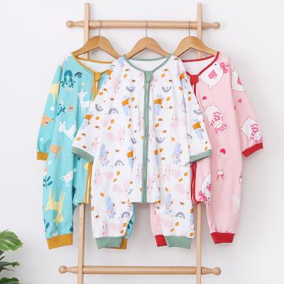 China Factory OEM Service Breathable 100% Cotton Baby Sleeping Bag Rompers Jumpsuit Newborn Baby Clothes 100% Ready Stock for sale