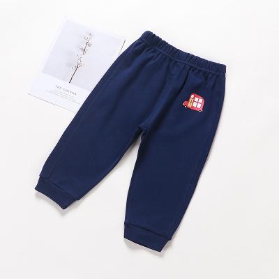 China 2021 terry fashion sports toddler boy pants kids twill pants breathable casual pants drop panties for sale