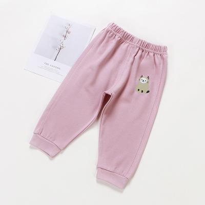 China 7 Year Factory Winter Spring Terry Toddler Boy Unisex Pink Pants Hot Sale Fade Proof OEM Service for sale