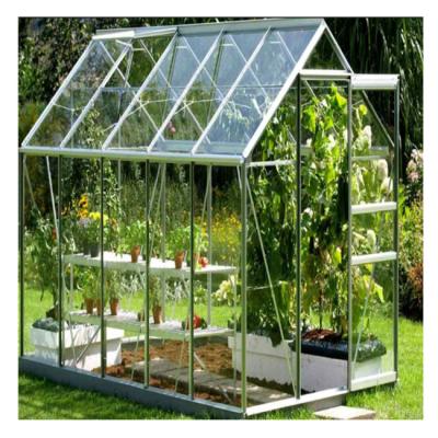 China Easily Assembled Modern Horticultural Garden Polycarbonate Green House Greenhouse 8x12 for sale