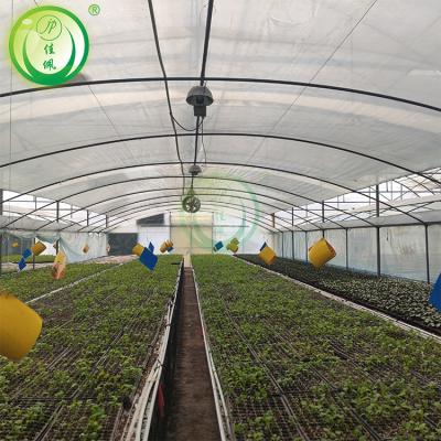 China Agriculture Double Layer Polycarbonate Sheet Transfer Seedling High Quality Multi-span Agricultural Greenhouse for sale