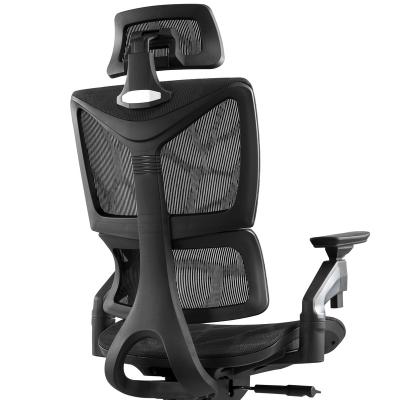 China Ergonomic Adjustable Executive Office Boss Full Mesh (Height) With Comfortable Headrest Chair for sale