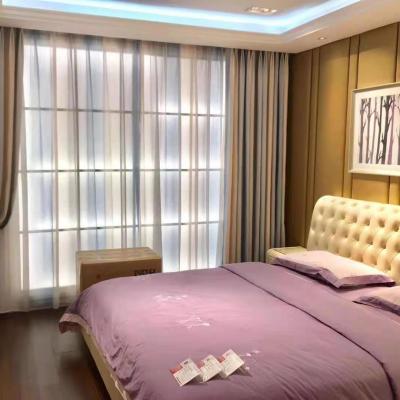 China Hot selling international first class quality Crowne plaza electric curtain system in hotels and resorts wireless control for hotel with factory price wholesale for sale