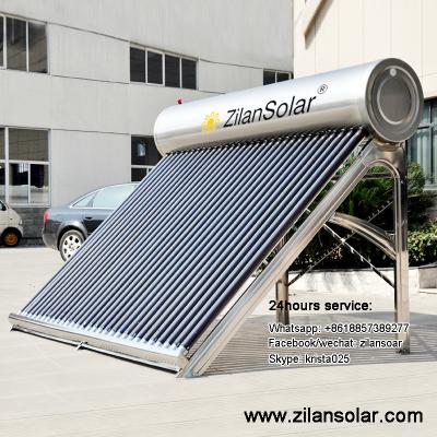 China stainless steel outdoor solar water heater price for sale