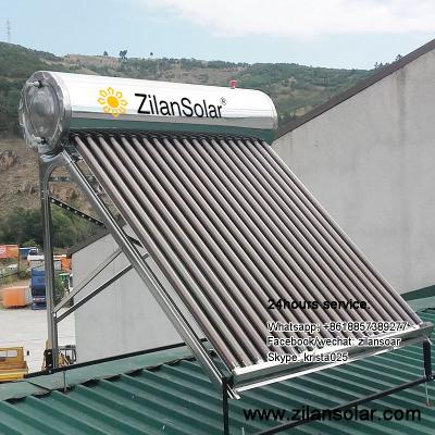 China Outdoor compact non-pressurized solar system for sale