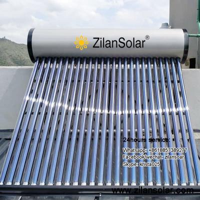 China Vacuum Tube Outdoor Solar Thermal Water Heater for sale