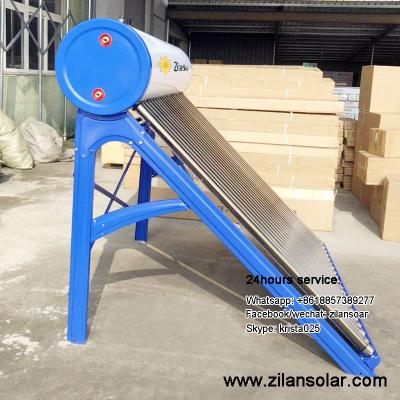 China 24tubes outdoor preheated solar water heater for sale