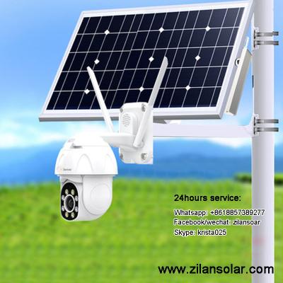 China Commercial solar camera with street light for sale