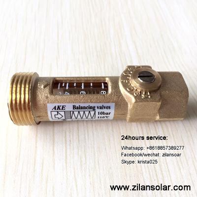 China Boiler Brass Solar Flow Meter for sale