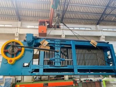 China Automatic Hexagonal Wire Mesh Machine 3.2mm Galvanized Wire 66x88mm Gabion for sale