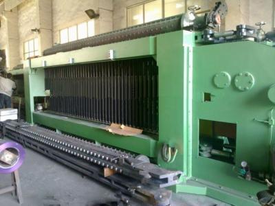 China Gabion Mesh Hexagonal Wire Netting Machine Double Twist , 4.2mm PVC Wire Dia. for sale