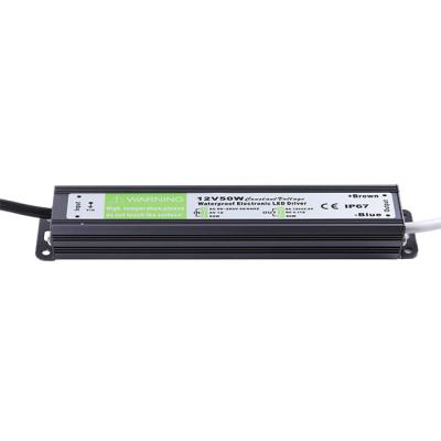 China 12V50W IP67 LED Driver Power Supply With CE ROHS 185*35*25 mm for sale