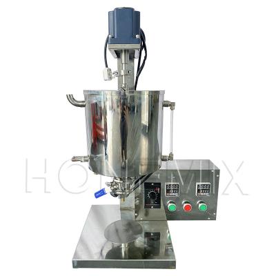 China Small Desktop Automatic Lipstick Machine Heated Jacket Filling Machine for sale