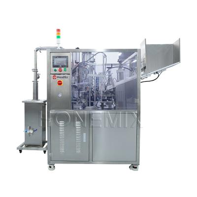 China Tube Filling Machines Automatic Cosmetic Lotion Ointment Filling Machine for sale