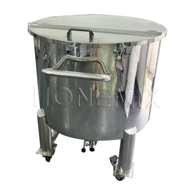 China Sanitary RO Water Treatment Plant Tank Stainless Steel Half Open Lid Storage Tank for sale