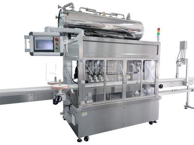 China Cream Filling Machine Tracking Servo Piston Capping Machine for sale