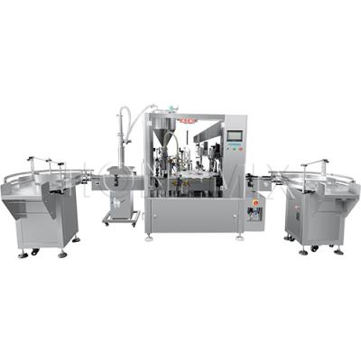 China Automatic Cosmetic Cream Filling Machine Rotary Bottle Filling Machine for sale