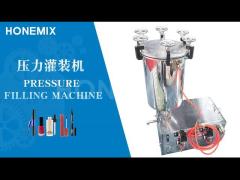 Makeup Mascara Cream Filling Machine Pressure Semi Auto Controlled