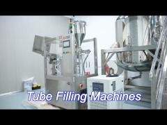 automatic vertical aluminum tube hand cream filling folding machine