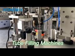 rotary ultrasonic plastic tube filling and sealing machine semi automatic