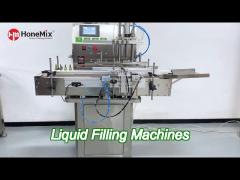 liquid detergent 4 nozzles liquid magnetic pump filling machine