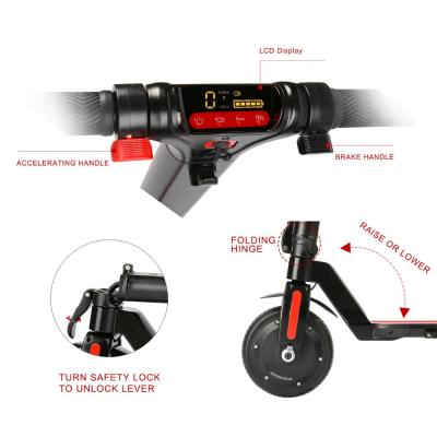 China cruise control mwheel h6plus electric mobility scooter2 wheel/long function long range e scooters 350w step self-checking electric scooter for sale