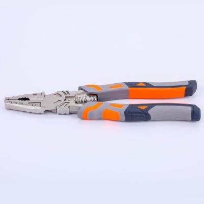 China 225mm High Leverage Combination Slip Joint Pliers Stainless Steel Cutting Pliers ANSI for sale