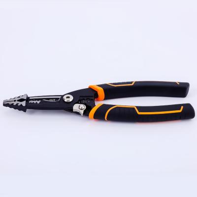 China Precise Positioning HRC62 Multifunction Pliers Stripping Gripping Universal Wire Strippers for sale