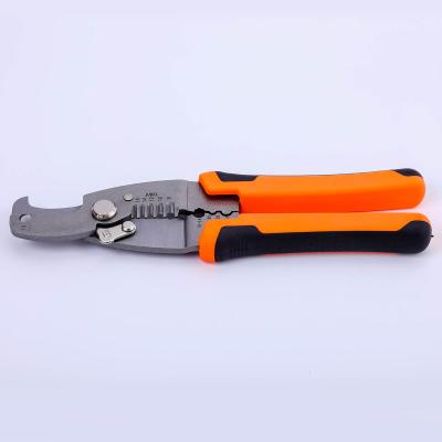 China 200mm MultiPurpose Wire Strippers 6 In 1 Power Wire Stripping Tool for sale