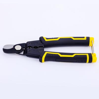 Cina Tagliatore di cavi multiuso con pinza di crimping Tagliatore di cavi semplice pinza elettrica con crimping in vendita