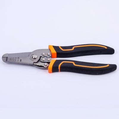 China Multi Function 134g Cable Striper Crimping Cutting ANSI Wire Stripping And Twisting Tool for sale