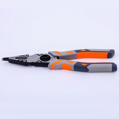 China Multifunctional 230mm Internal Snap Ring Pliers C Ring Lock Ring Pliers for sale