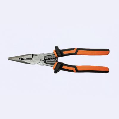 China Telflon Finished Long Nose Pliers Soft Handle Ergonomic  Extended Pliers for sale