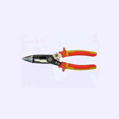 China 215mm 8in1 Insulated  Wire Strippers Heavy Duty Electric Wire Stripping Pliers for sale