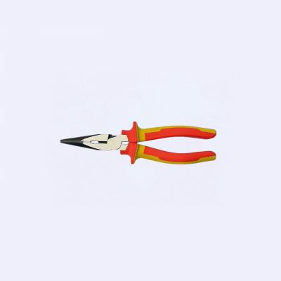 China 215mm Long Nose Pliers HRC62 Edges Cutting Cable Crimping Tool for sale