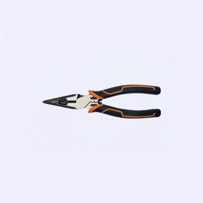 China black 8 inch heavy duty long nose pliers 200mm long thin nose pliers for sale