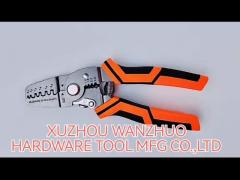 185mm 4Cr13 Wire Stripping & Terminal Crimping Tool ANSI