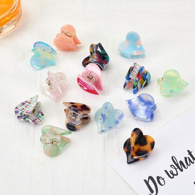 China Korean Candy Color Hair Accessories Summer Fashion Hair Clip Butterfly Flower Cute Small Size Hair Claw Clip Suitable for Girls Fine Hair for sale