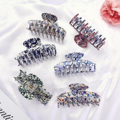 China Hair Accessories Sell Beautiful Large 9.5cm Wholesale 2023 Hair Claw Clips For Women for sale