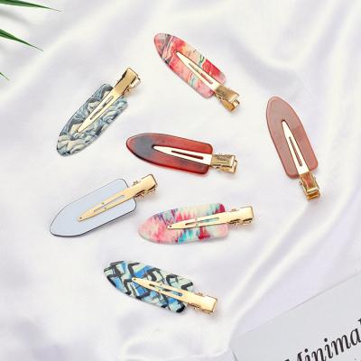 China Hair Accessories Customized Dealing Hair Accessories Korean Female Seamless Barrettes Simple Broken Hairpin for sale