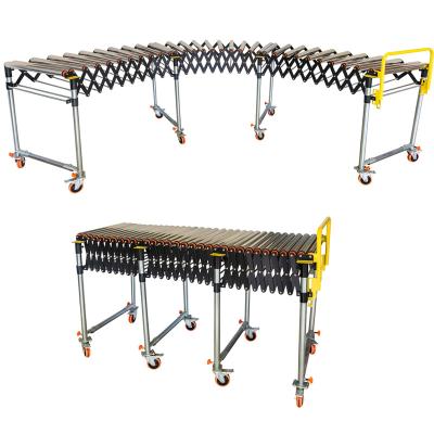 China Sturdy And Durable Cheap Price Flexible Gravity Roller Conveyor With Carbon Steel Roller for sale