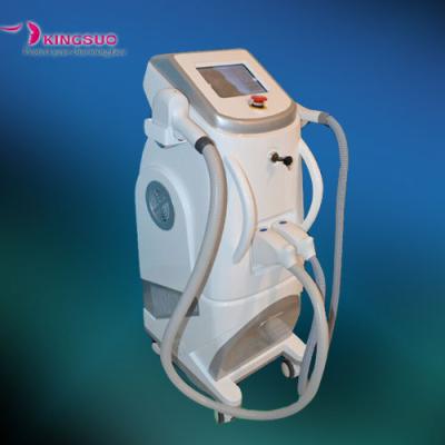 China 2 handles diode laser Elight ipl SHR laser remove hair permanently for sale