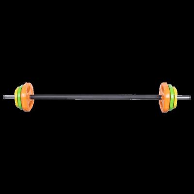 China Universal Custom Logo Free Weights Rubber Coated Match Weights Gym Use 10KG Detachable Adjustable Dumbbell Barbell Home Set for sale