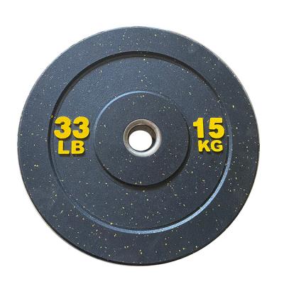 China Convenient/Eco-friendly/Comfortable/Durable Anti-Slip Healthy Cheap Rubber Handle TELLUS Black Rubber Bumper Plates Gym Weighted Barbell Plate 20kg Competition Weight Bumper Plate For Cross Fitness for sale