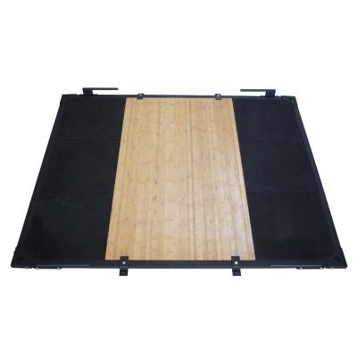 China TELLUS Weightlifting Platform Fitness Equipment 30mm 50mm Custom Gym Rubber Wooden Type Training Platform Comfortable/Anti-slip/Waterproof/Eco-friendly/Durable Safety Weight Lifting for sale