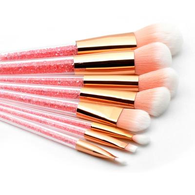 China Durable Premium Cosmetic Makeup Brush For Foundation Blending Blush Concealer Eyeshadow , Cruelty Free Synthetic Makeup Brush 8 Pcs for sale