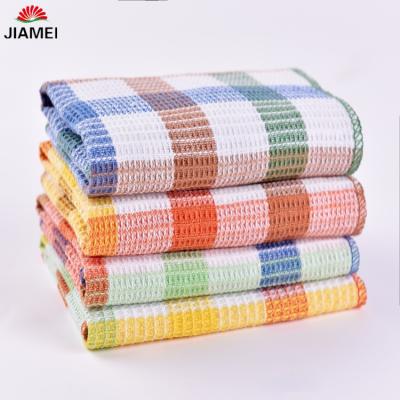 China Single Dyed Disposable KitchenTowel/TeaTowel Pattern and 100% Cotton Material for sale