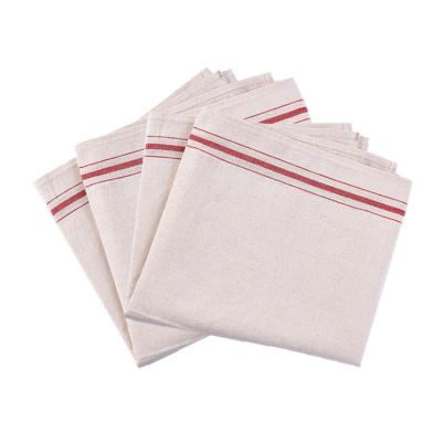 China Cheap Plain Comfort Tea Towels White Cotton Plain 100% Cotton Tea Towels for sale