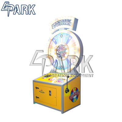 China Spin N Win lottery redemption equipment ticket vending machine for sale