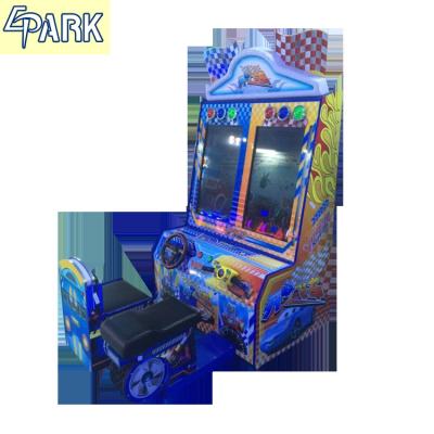 China Kids coin pusher car racing selling arcade game machine for sale for sale